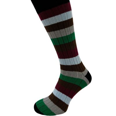 Horizon Leisure Lifestyle Weekender Socken – Multi Stripe