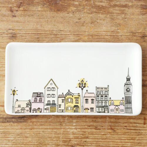 Long Townhouse Design Trinket Dish