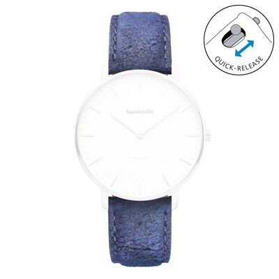 Strap Leather Distressed Classico Blue (20mm)