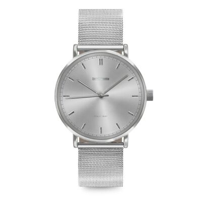 Cesare 40 Mesh Silver