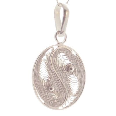 Yin Yang silver pendant