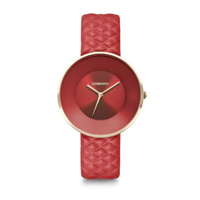 Cielo 34 Quilted Gold Red