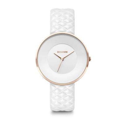Cielo 34 Quilted Rosegold White