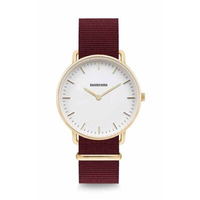 Bianca 34 Gold White Nato Red