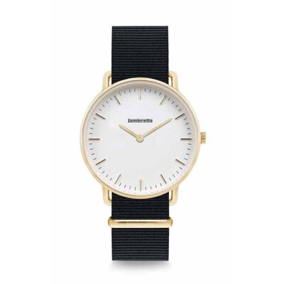 Bianca 34 Gold White Nato Blue