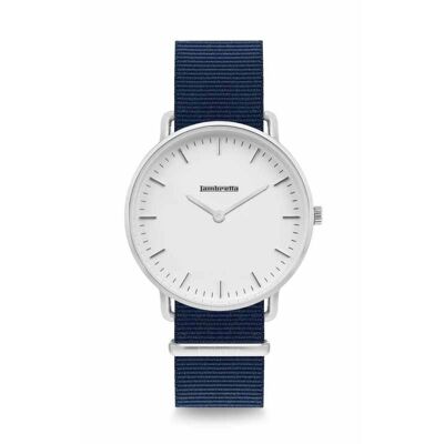 Bianca 34 Silver White Nato Blue