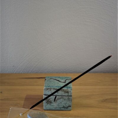 Incenseholder Zen Bleu