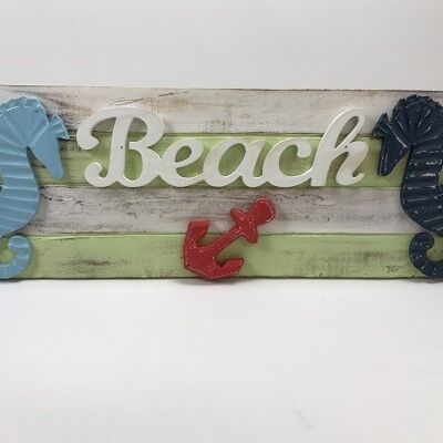 Assiette de plage 3D 20x60 cm (11843) (UE 2)