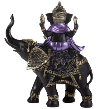Statue d'éléphant d'équitation de Ganesh 4