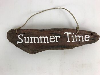 Pendentif en bois flotté Summer Time (VE 6) (bois flotté)