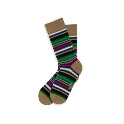 Striped Ancient Greek Socks 36-40