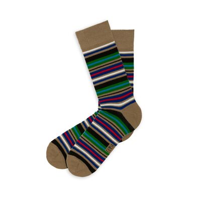 Striped Ancient Greek Socks 40-44