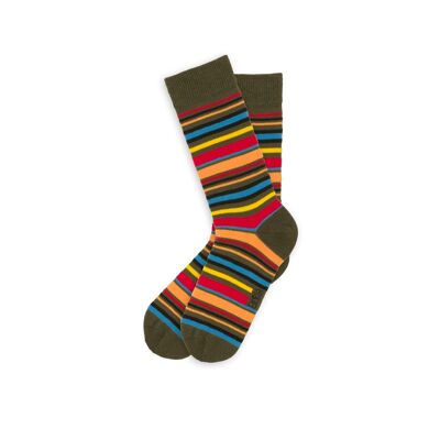 Colorful Striped Indochine Socks 36-40