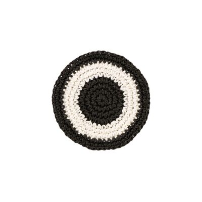 Coaster - I Black-White 12 cm