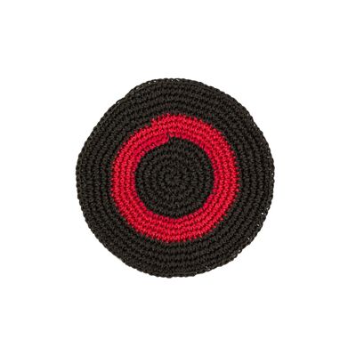 Placemat - I Red - Black 20 cm