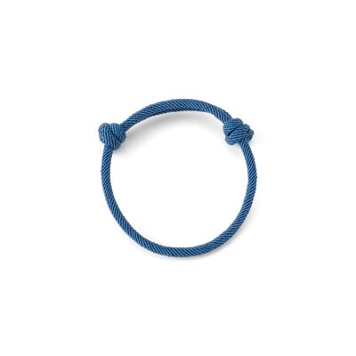 Rope Bracelet Aqua Blue