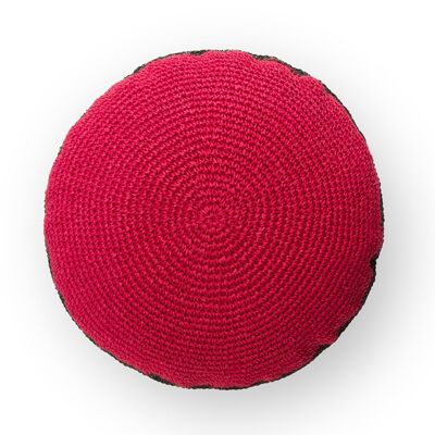 X-Large Bauhaus Round Cushion - I Red