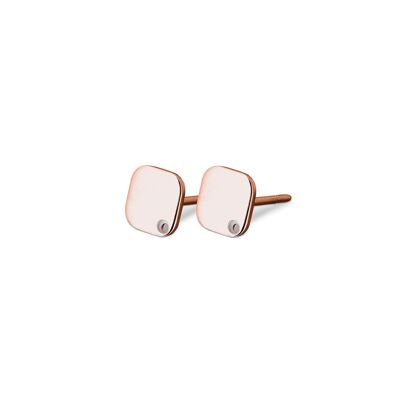 Tres Square Earring Pink