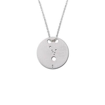 Taurus Constellation Necklace White