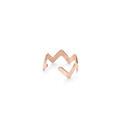 Small Round Stackable Midi Ring Pink (SKU: 140557)