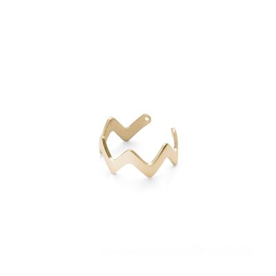 Small Round Stackable Midi Ring Yellow (SKU: 140558)