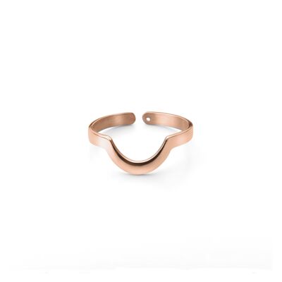 Small Round Stackable Midi Ring Pink (SKU: 140565)