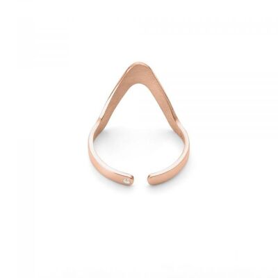 Large Triangle Stackable Midi Ring Pink (SKU: 140599)