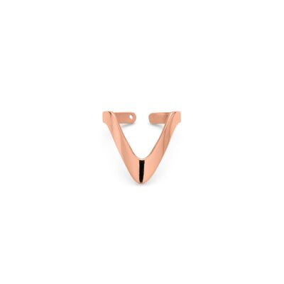 Large Triangle Stackable Midi Ring Pink (SKU: 140611)