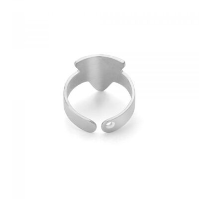 Triangle Ring White