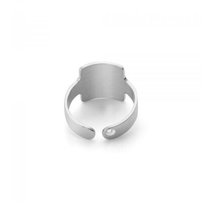 Square Ring White