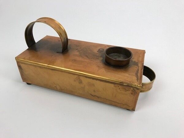 Supporto per candele tealight 24x10x10 cm Blue Gold (PU 10)