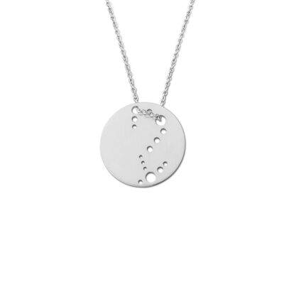 Scorpio Constellation Necklace White