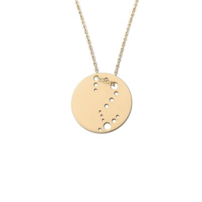 Scorpio Constellation Necklace Yellow