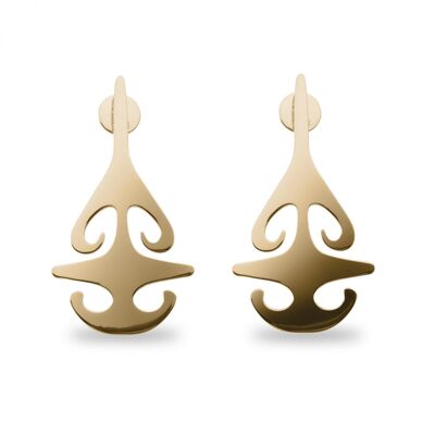 Bushi Earrings Yellow