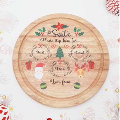 UV Printed Santa Treat Boards - Design C