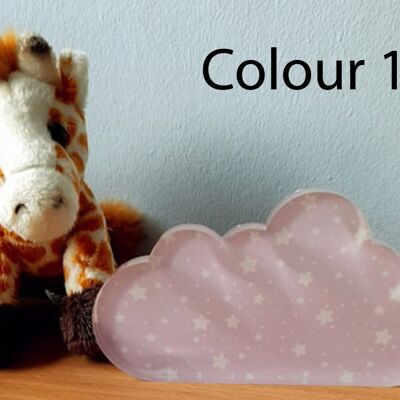 UV Printed Clouds - 10 Colour Options - Colour 1 (Light Purple)