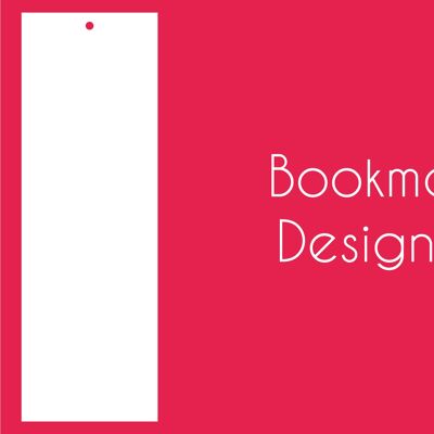 Acrylic Bookmarks (Pack of 5) - Design 2 - 3mm Black Acrylic