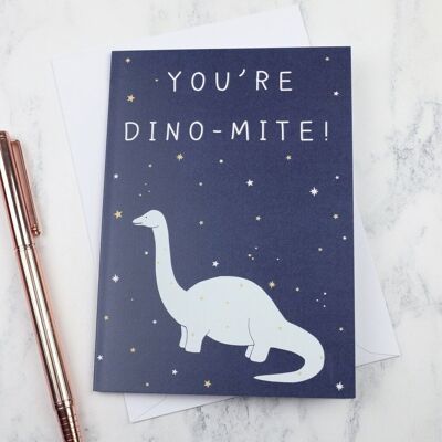 Vous êtes Dino-Mite ' Carte de vœux