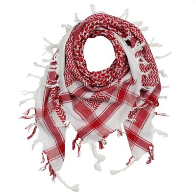 Pali cloth - white - red - Kufiya PLO cloth