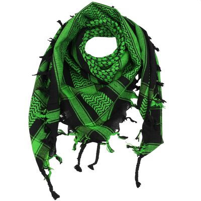 Pali cloth - black - green-fluorescent green - Kufiya PLO cloth