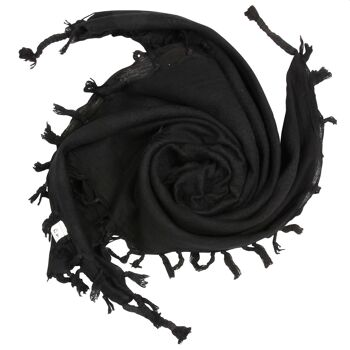 Tissu Pali - noir - noir - Tissu Kufiya PLO 2