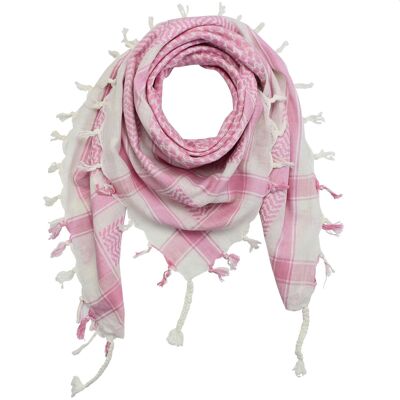 Pali cloth - white - pink - Kufiya PLO cloth