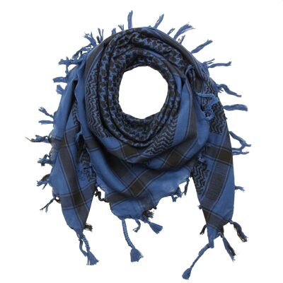 Pali cloth - blue-ultramarine - black - Kufiya PLO cloth