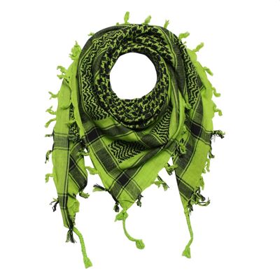 Pali cloth - green-neon green - black - Kufiya PLO cloth