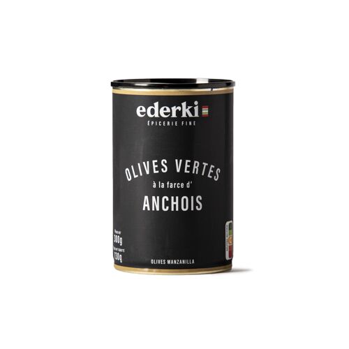 Olives farcies aux anchois 830g