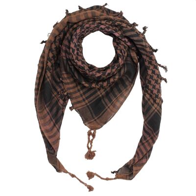 Pali cloth - simply woven brown - black - Kufiya PLO cloth