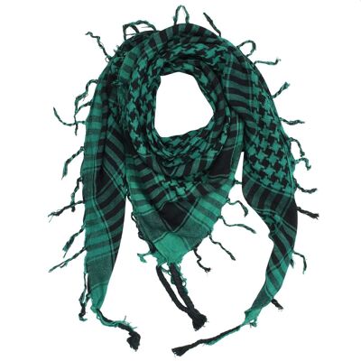 Pali cloth - simply woven green - black - Kufiya PLO cloth