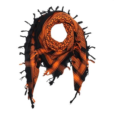 Pali cloth - black - orange - Kufiya PLO cloth