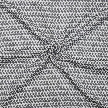 Tissu Pali - blanc - gris - Tissu Kufiya PLO 3