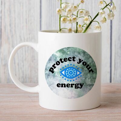 Taza Proteja su energía